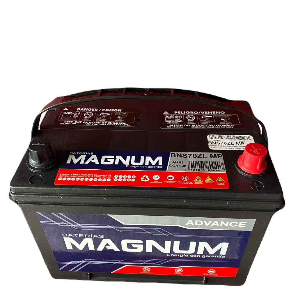 Batería Magnum BNS70ZL o BNS70Z
