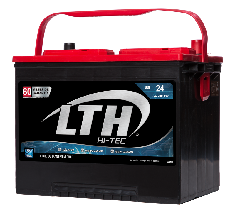 Batería LTH HITEC 24R-600 o 24-600