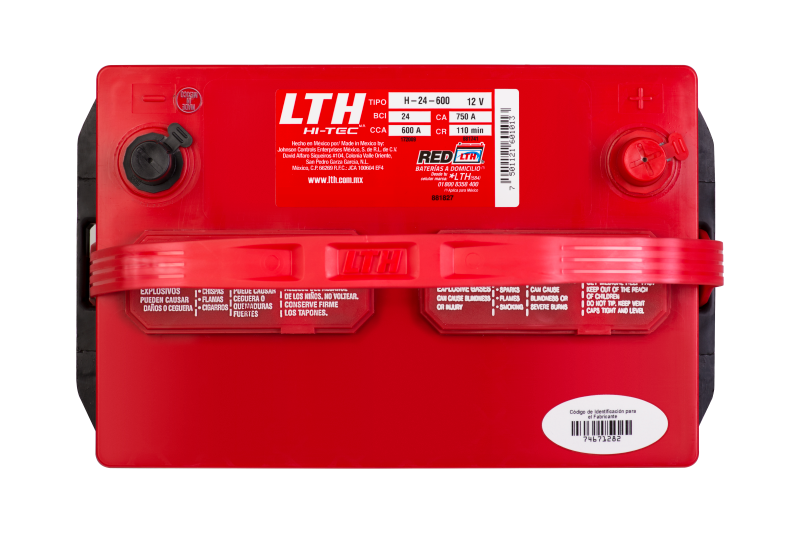 Batería LTH HITEC 24R-600 o 24-600