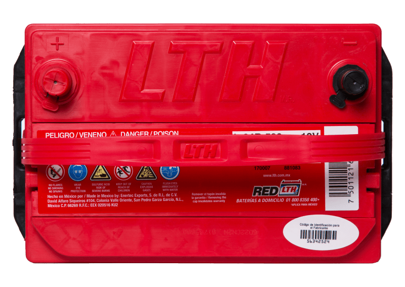 Batería LTH HITEC 24R-600 o 24-600