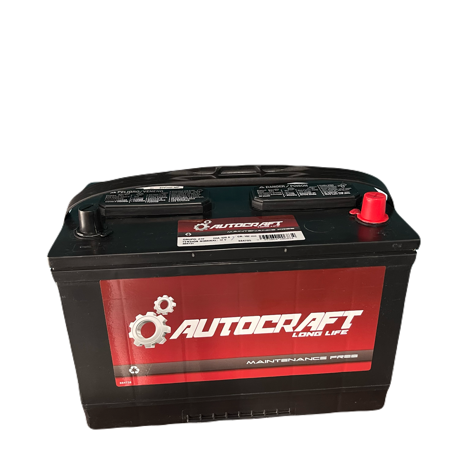Batería Autocraft 27FHD-520 o 27CHD-520